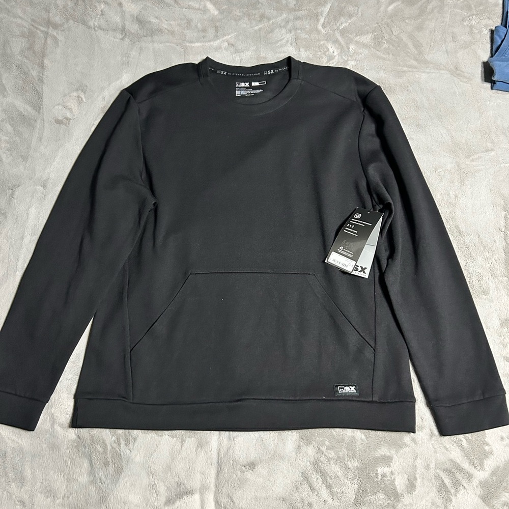MSX Men’s Black Crewneck Pullover Sweatshirt